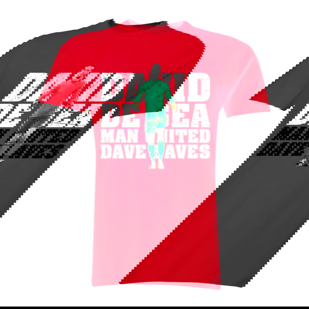 David De Gea Man United Goalkeeper T-Shirt (Red)