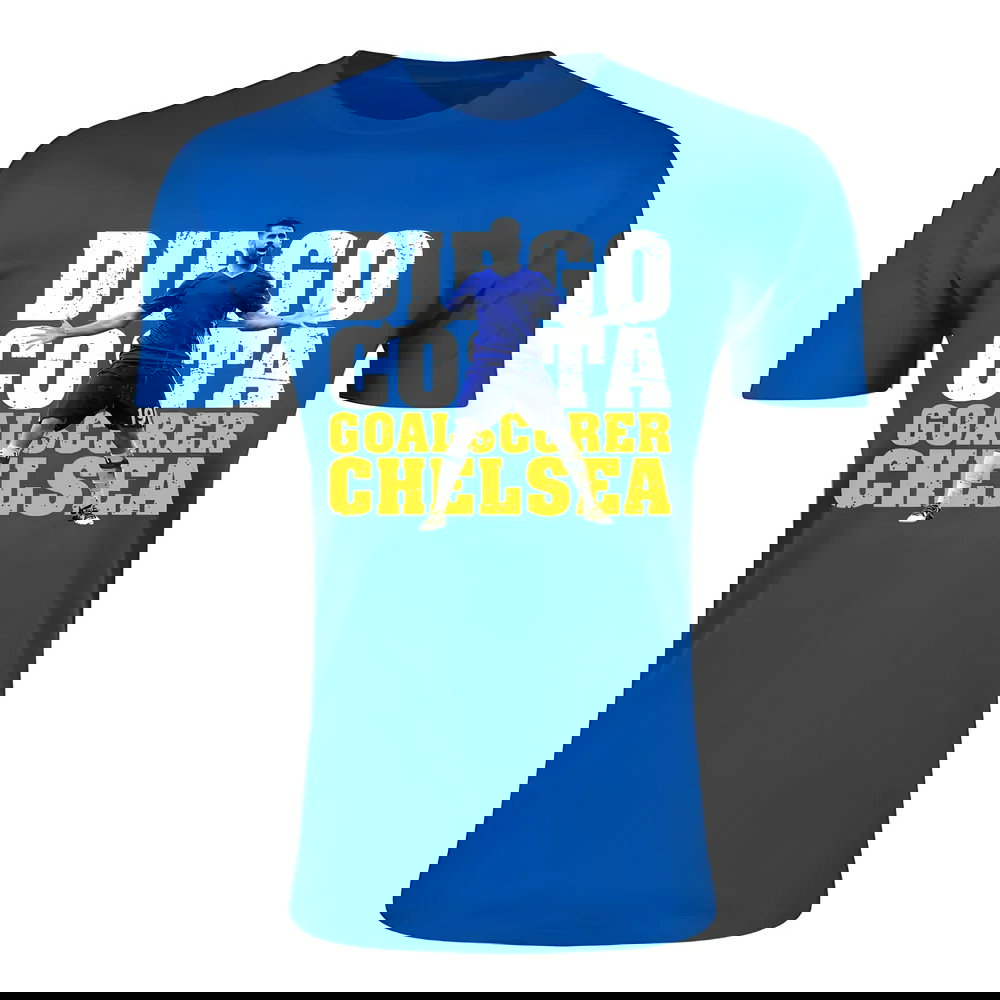 Diego Costa Chelsea Goalscorer T-Shirt (Blue)