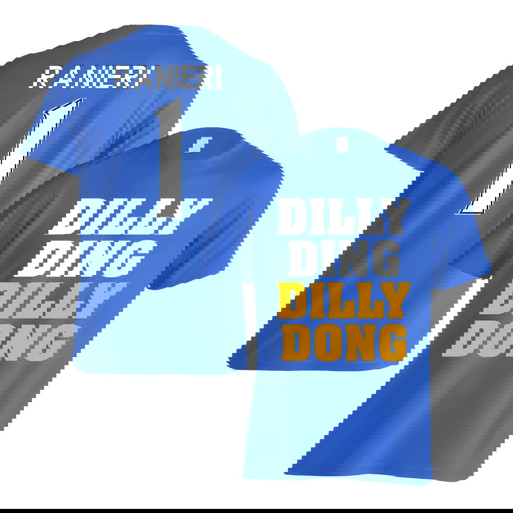 Leicester Claudio Ranieri Dilly Ding T-Shirt (Ranieri 1) - Blue