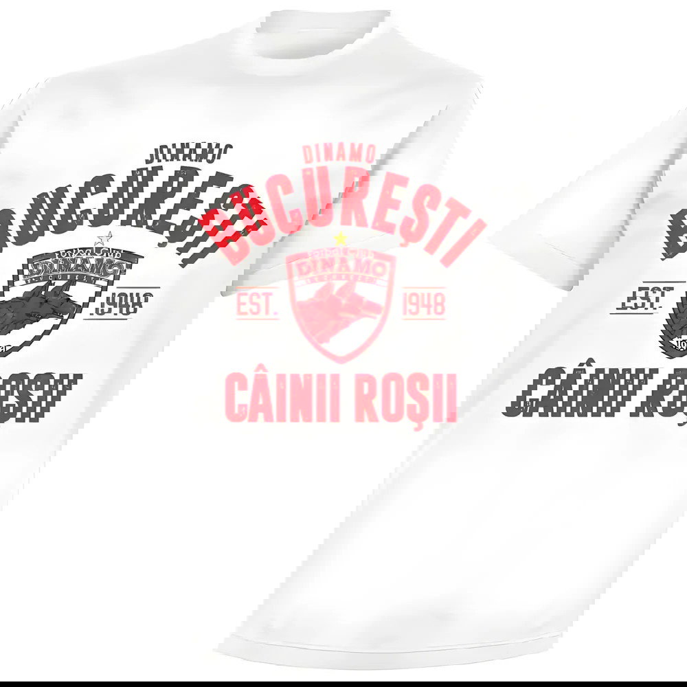 Dinamo Bucharest Established T-shirt - White