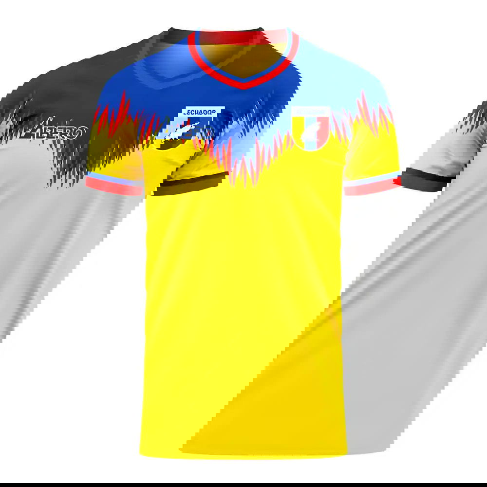 Ecuador 2025-2026 Home Concept Football Kit (Libero) (Your Name)