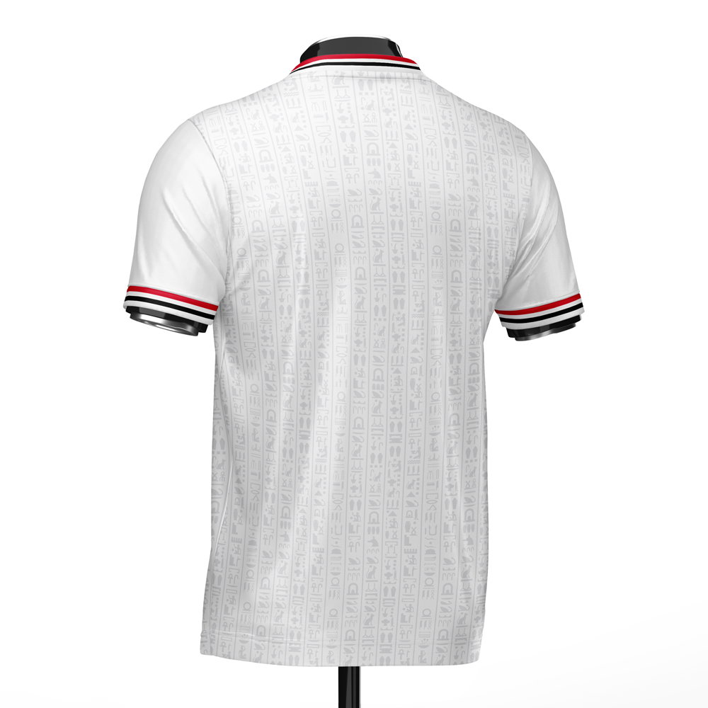 Egypt DNA White Concept Football Jersey (Wolvate) Adult Short Sleeve