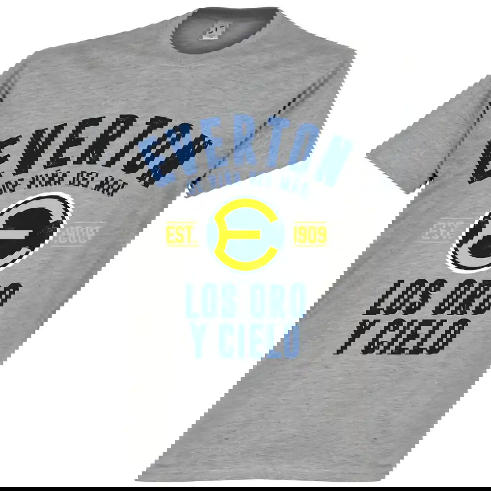 Everton de Chile Established T-Shirt - Grey