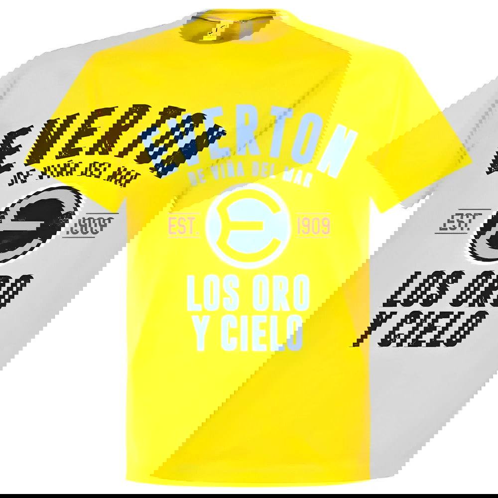 Everton de Chile Established T-Shirt - Lemon yellow
