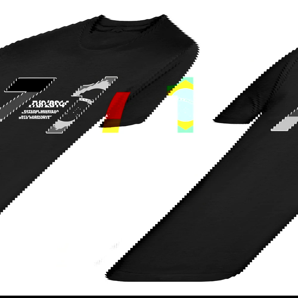 Germany 7 Brazil 1 T-Shirt (Black)