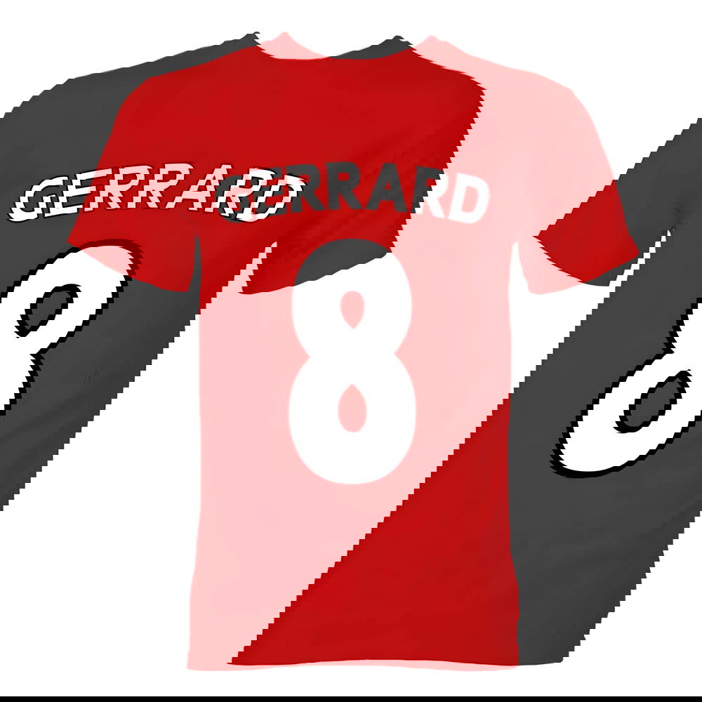 Steven Gerrard Liverpool Hero T-Shirt (Red)