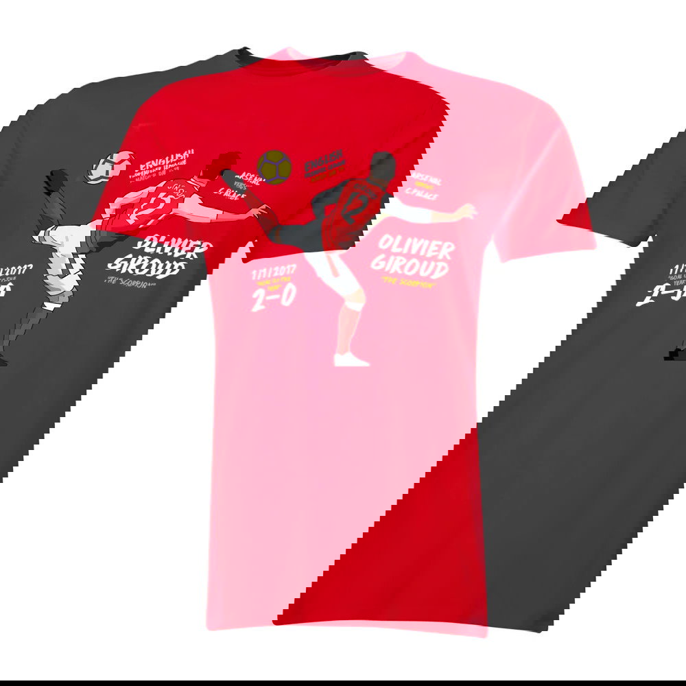 Olivier Giroud The Scorpion T-Shirt (Red)