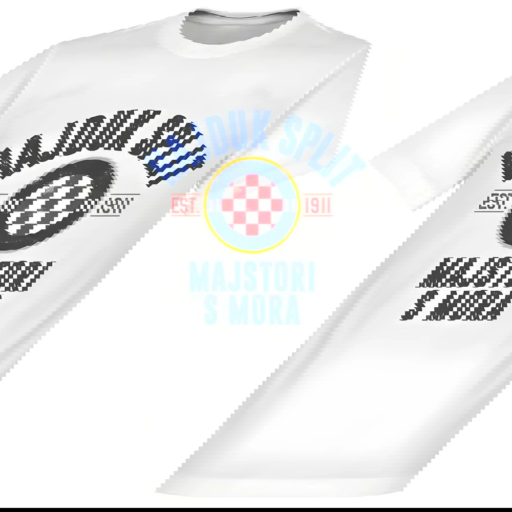 Hajduk Split Established T-Shirt - White