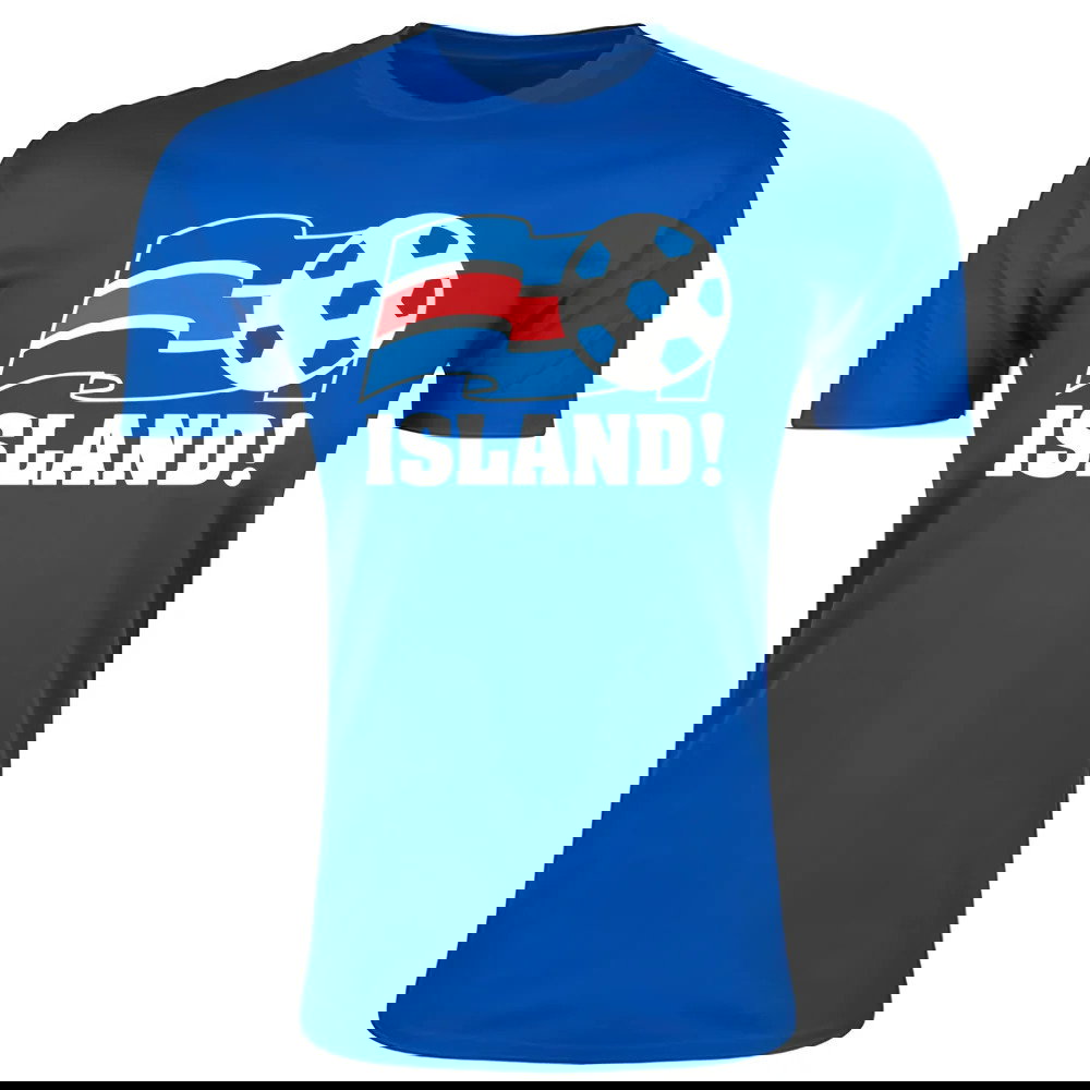 Iceland Football Federation T-Shirt (Blue)