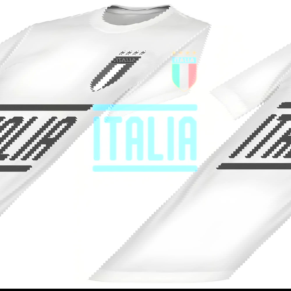 Italy Team T-Shirt - White