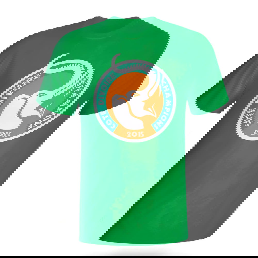 Ivory Coast 2015 African Nation Winners Tee (green)