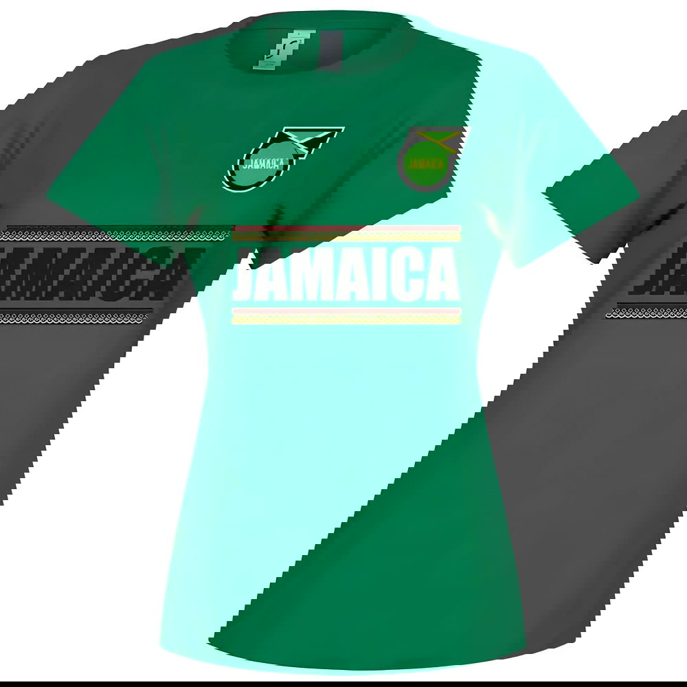 Jamaica Team Womens T-Shirt - Green