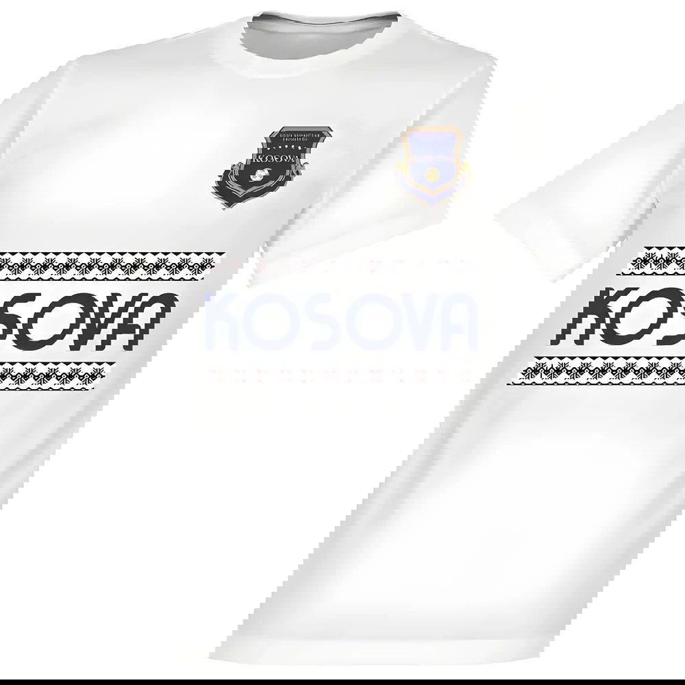 Kosovo Team T-Shirt - White