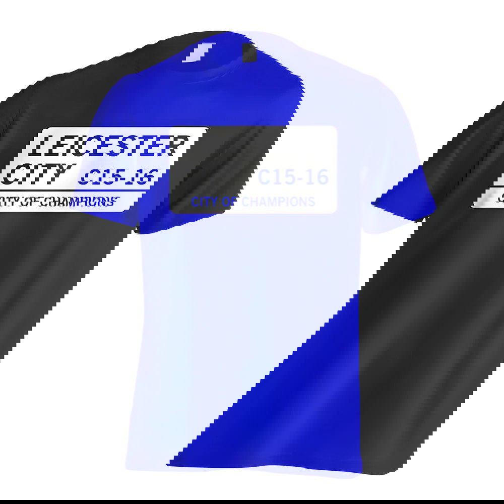 City of Champions - Leicester Street T-Shirt (Blue)