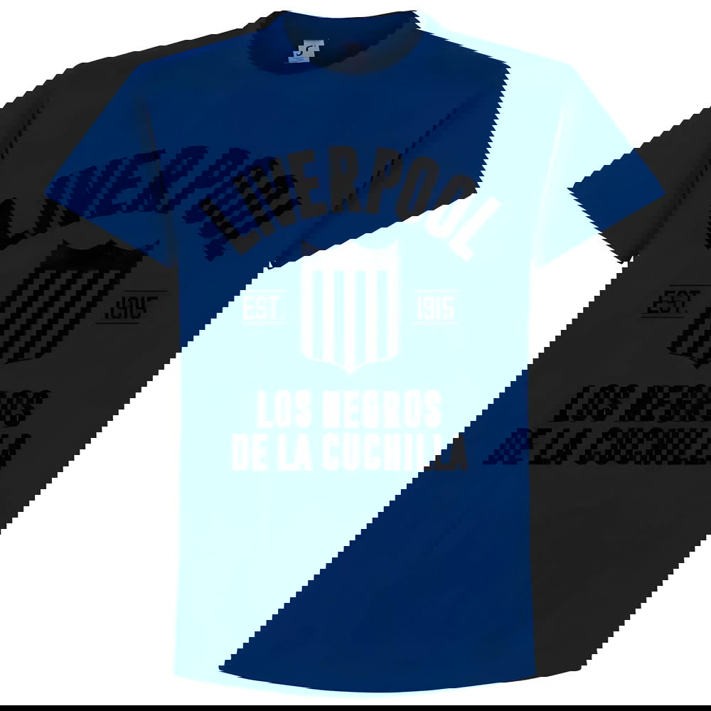 Liverpool Montevideo Established T-Shirt - Ultramarine