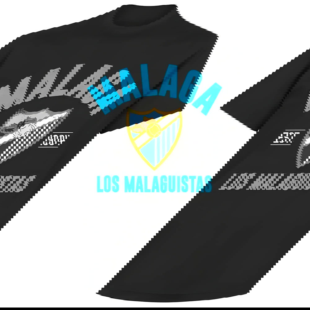 Malaga Established T-Shirt - Black