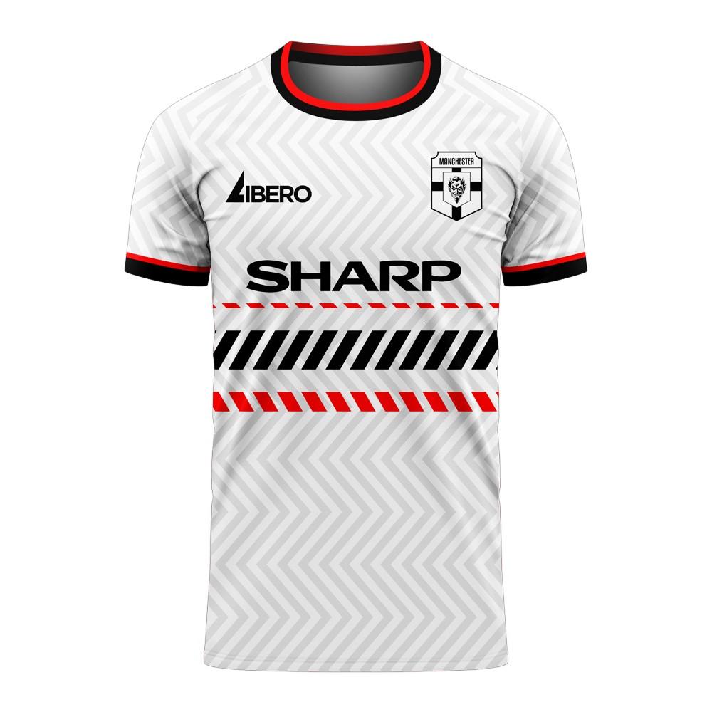  Manchester Red 2025-2026 Away Concept Football Kit (Libero) (Your Name)