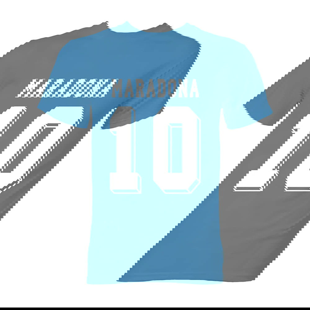 Diego Maradona Hero T-Shirt (Sky Blue)