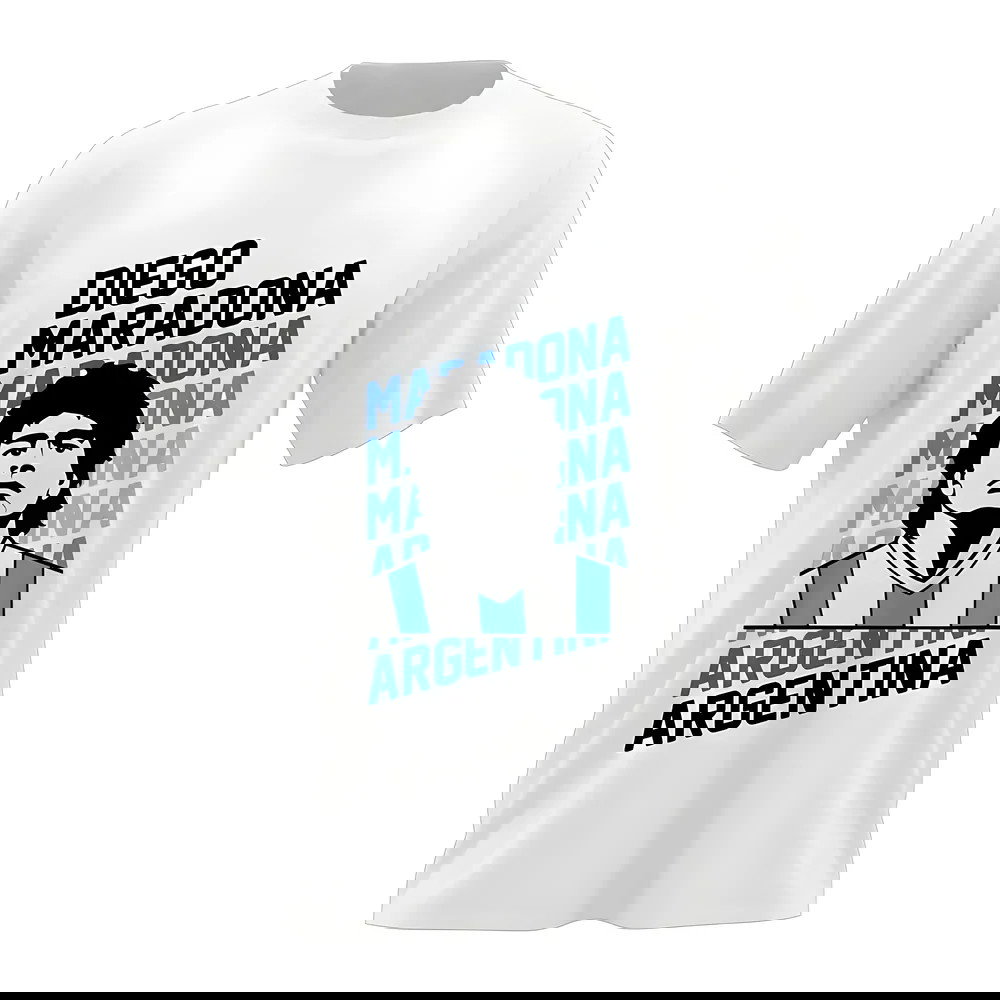 Diego Maradona Tribute Tee (White)