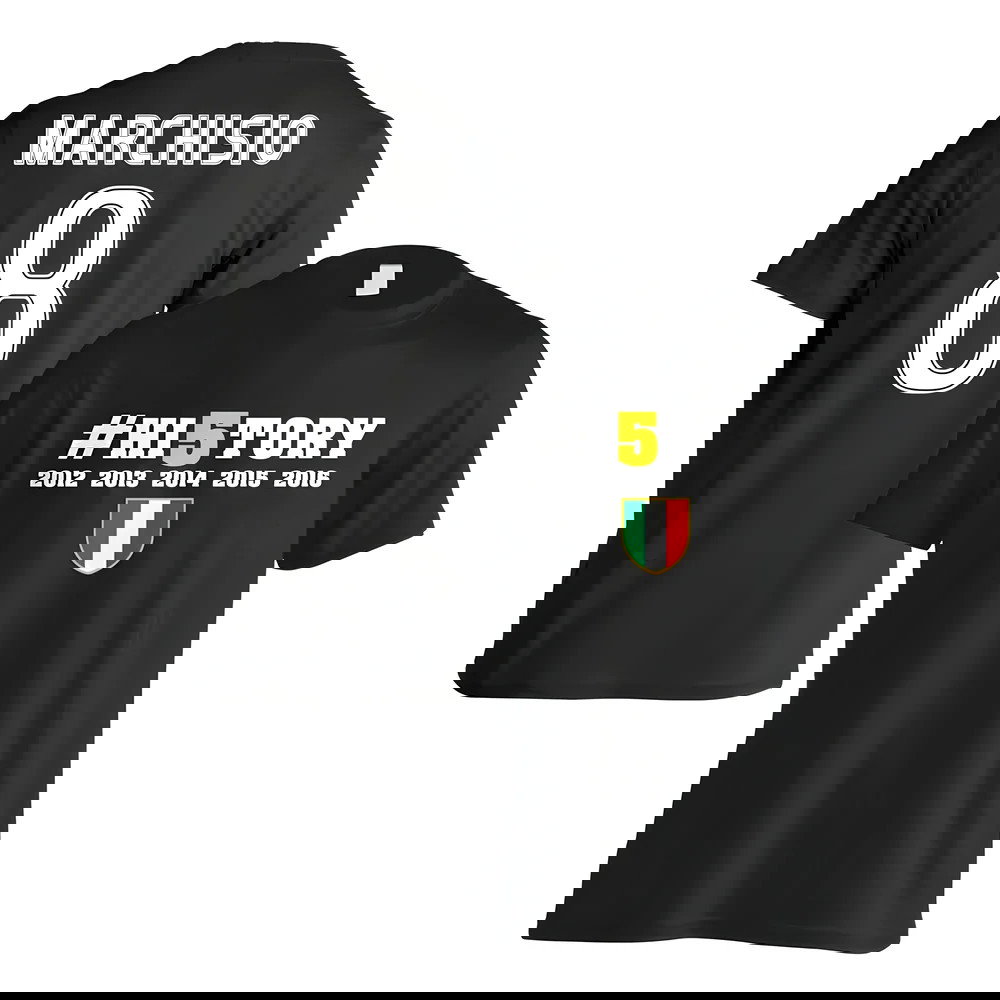 Juventus History Winners T-Shirt (Marchisio 8) - Black