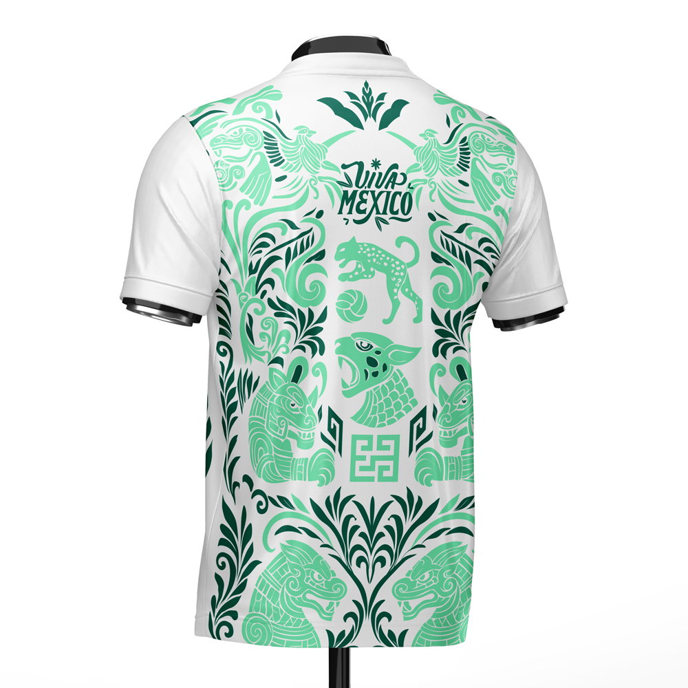 Mexico DNA Green Concept Football Jersey (Wolvate) Adult Short Sleeve
