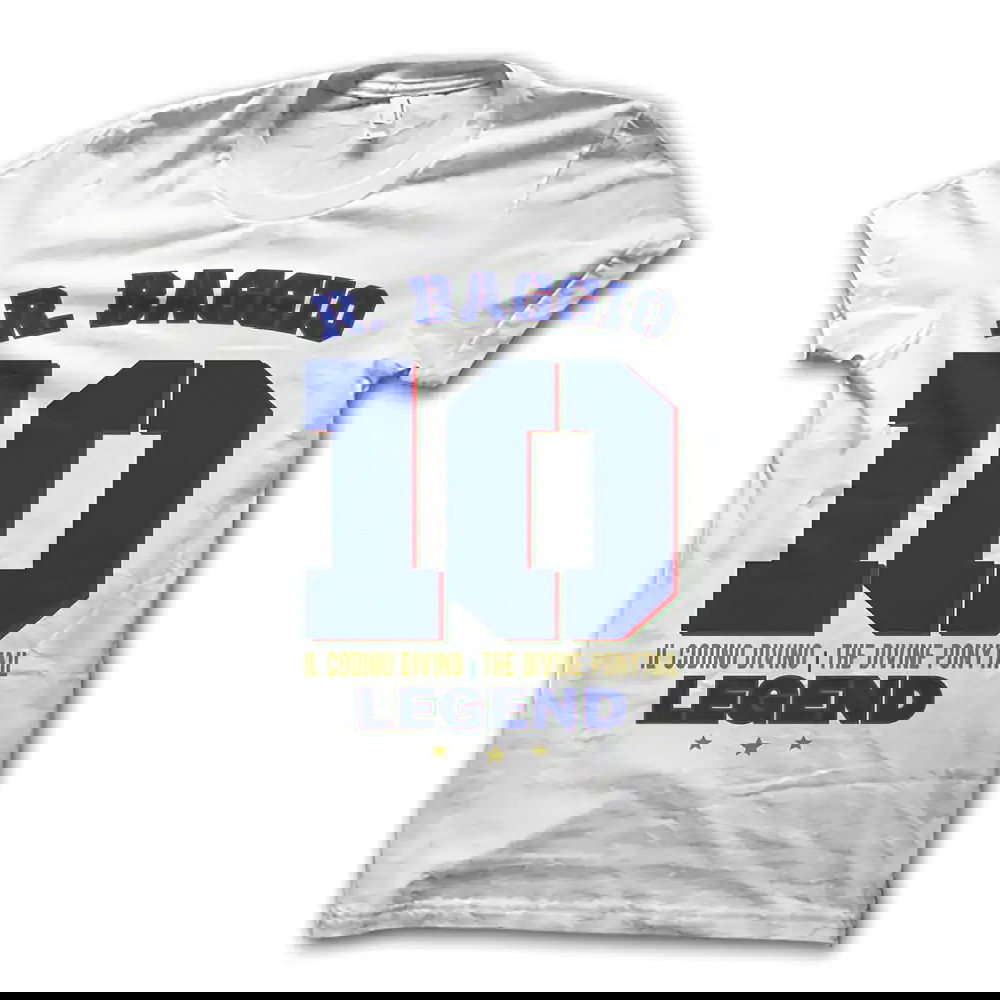 Robert Baggio Legend T-Shirt (White)