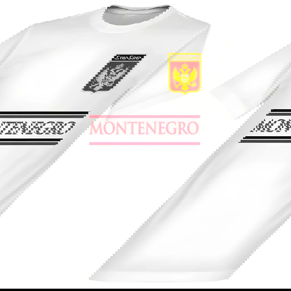 Montenegro Team T-Shirt - White