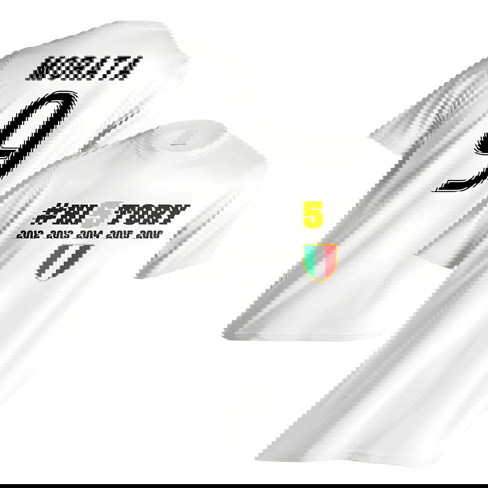 Juventus History Winners T-Shirt (Morata 9) - White