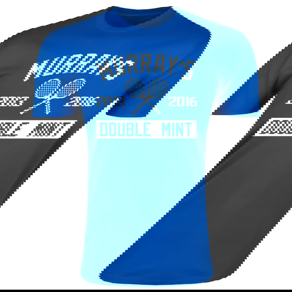 Andy Murray Wimbledon Double Mint T-Shirt (Blue)
