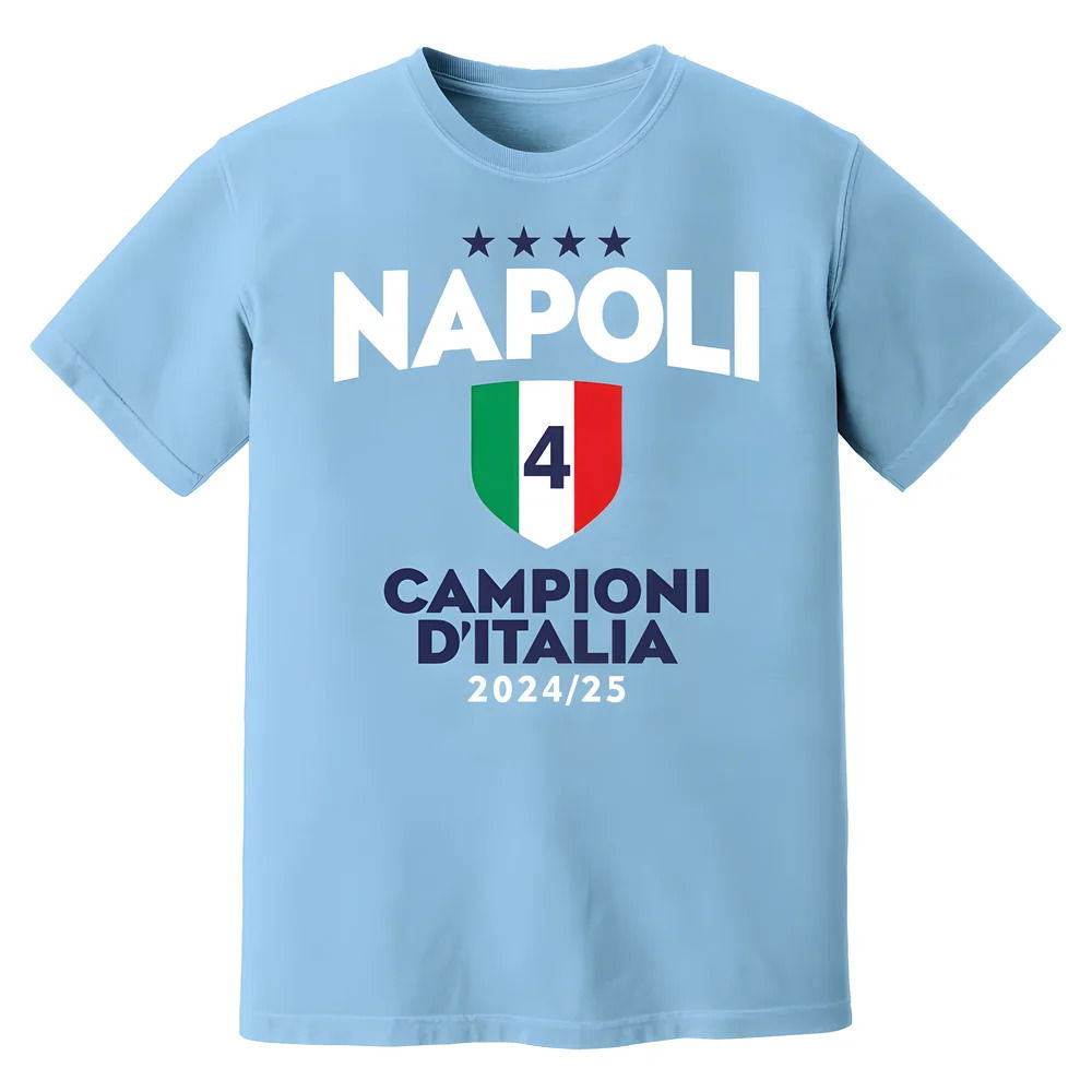 Napoli Champions Scott McTominay T-Shirt (Sky)