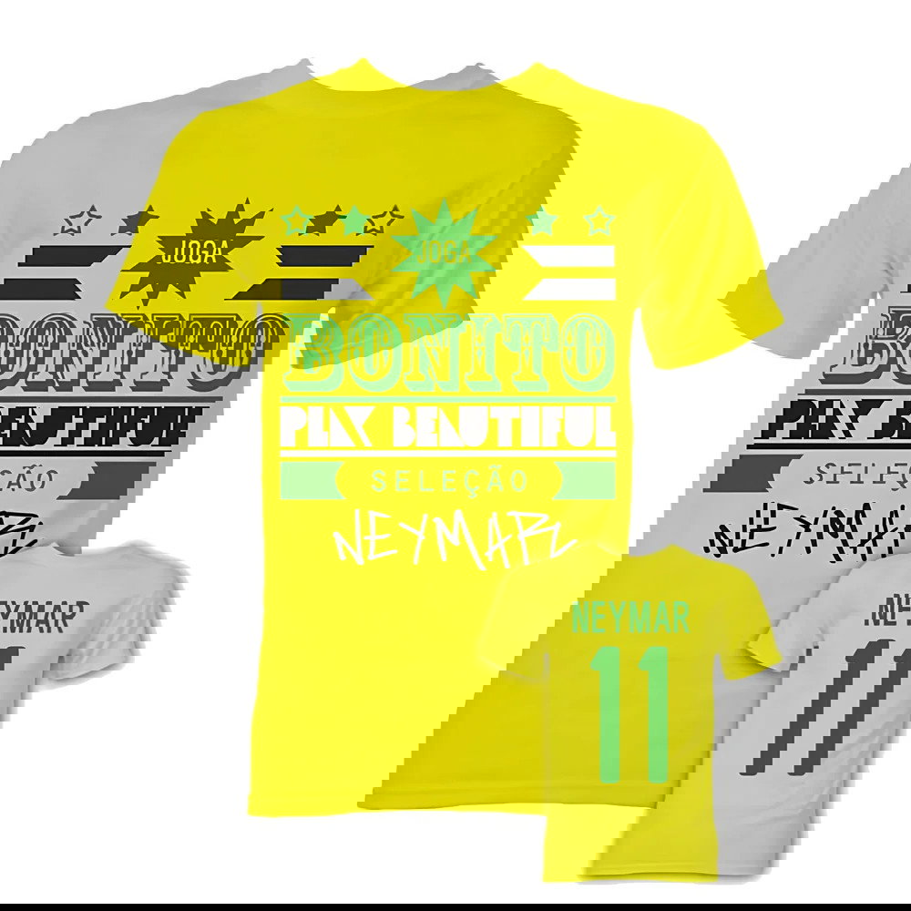 Neymar Joga Bonito T-Shirt (Yellow)