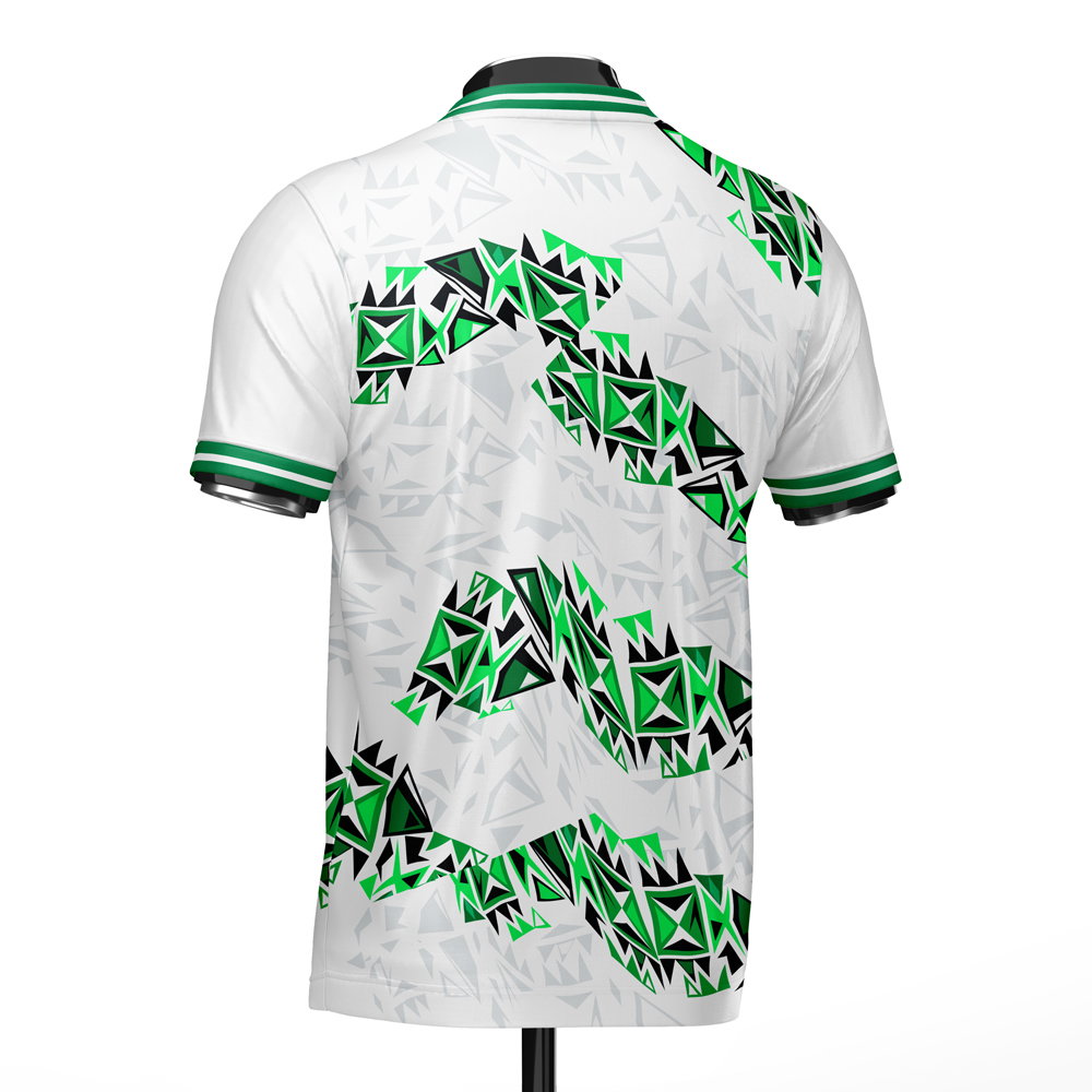 Nigeria DNA White Concept Football Jersey (Wolvate) Adult Short Sleeve