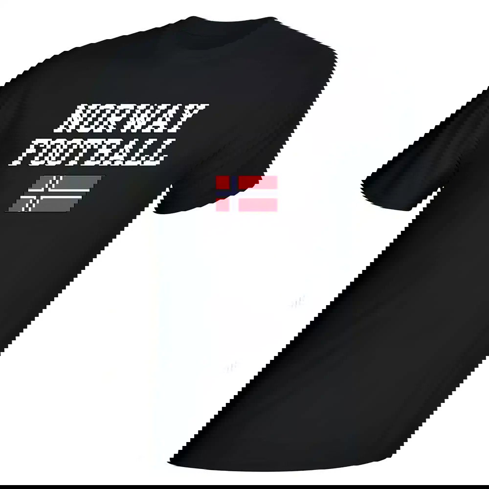 Norway Football T-Shirt - Black