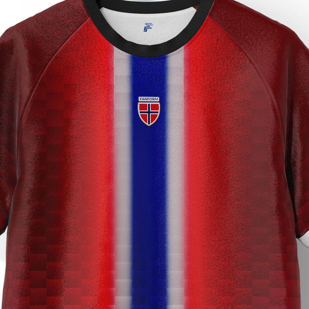 Norway Nordic Lions Home Supporter Jersey Kids Short Sleeve
