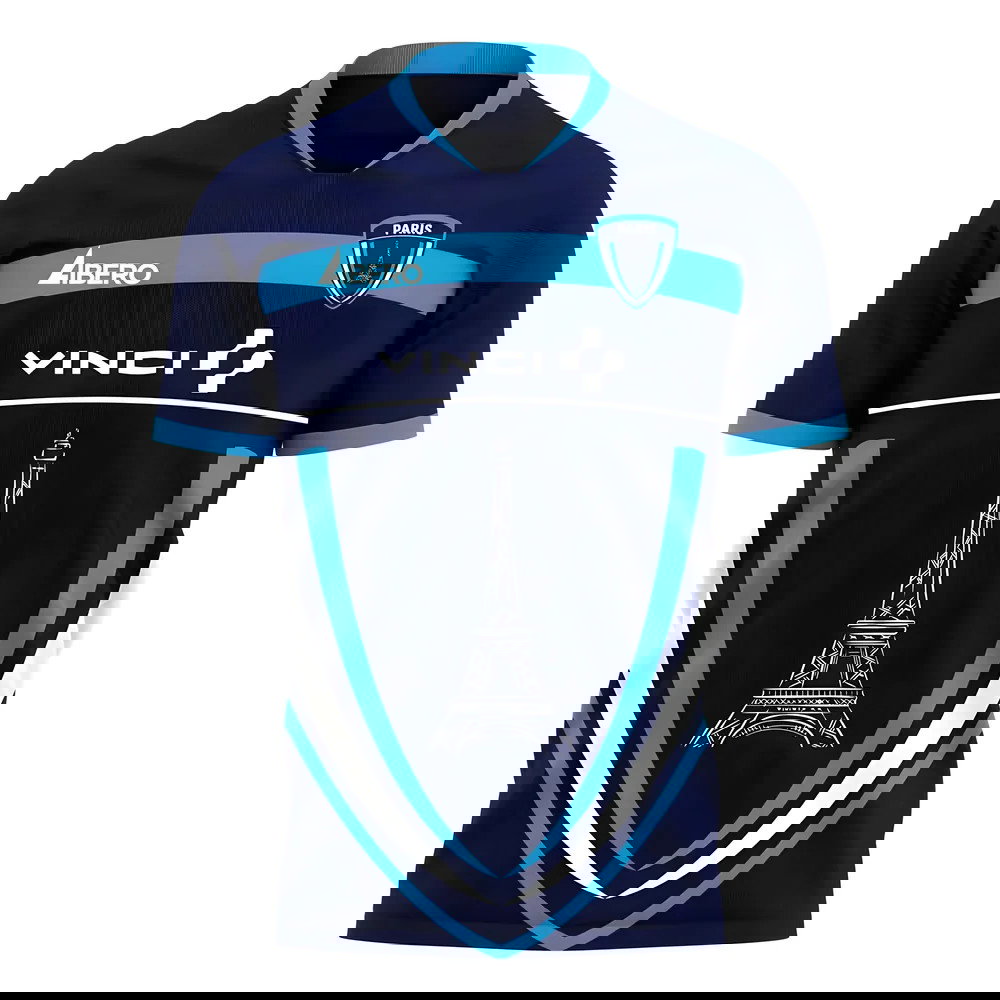 Paris FC 2024-2025 Home Concept Football Kit (Libero) (Your Name)