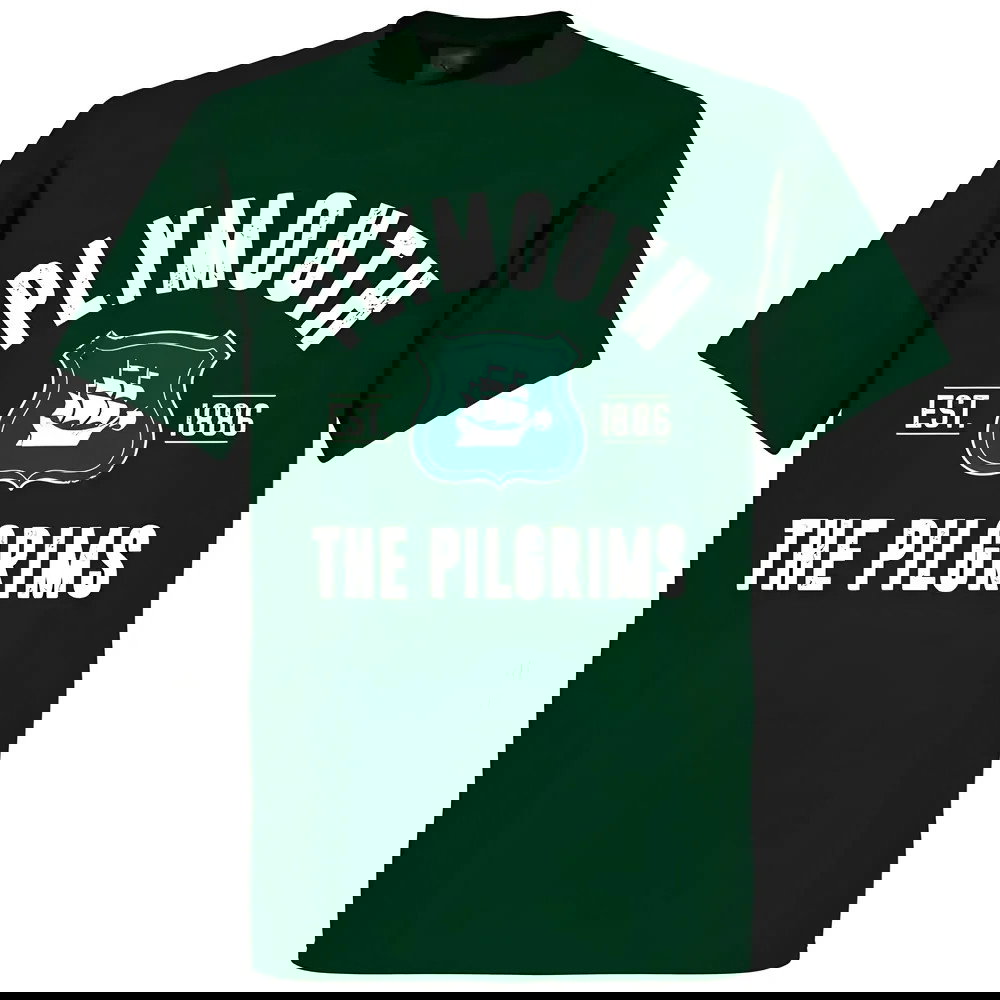 Plymouth Established T-Shirt - Bottle Green