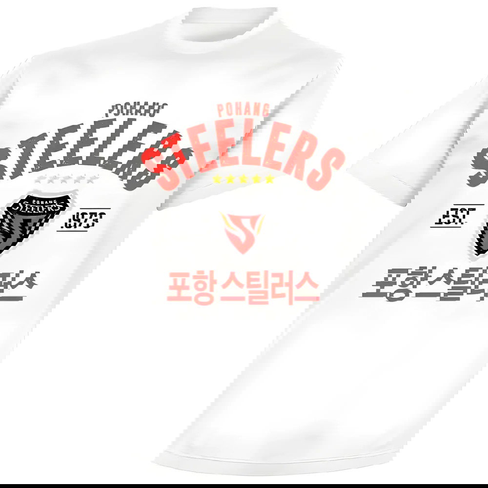 Pohang Steelers Established T-shirt - White