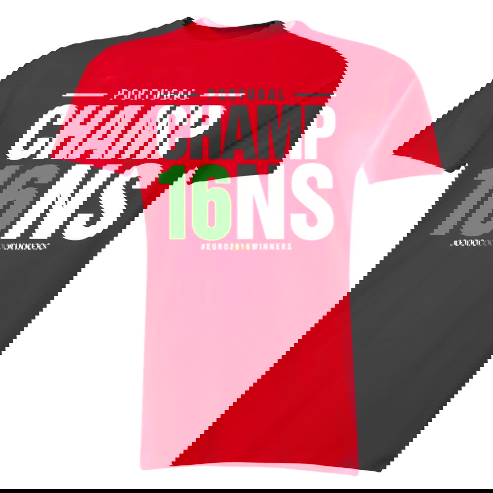 Portugal Euro Champions T-Shirt (Red)