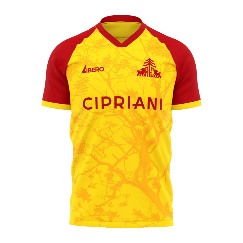 2026–2027 Ravenna RONALDINHO Home Concept Shirt (Yellow) kids Kids Short Sleeve