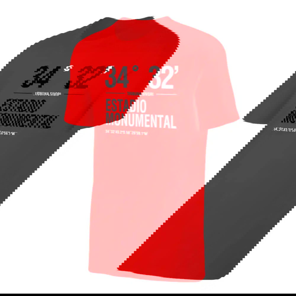 River Plate \'Stadium Coordinates\' t-shirt - Red