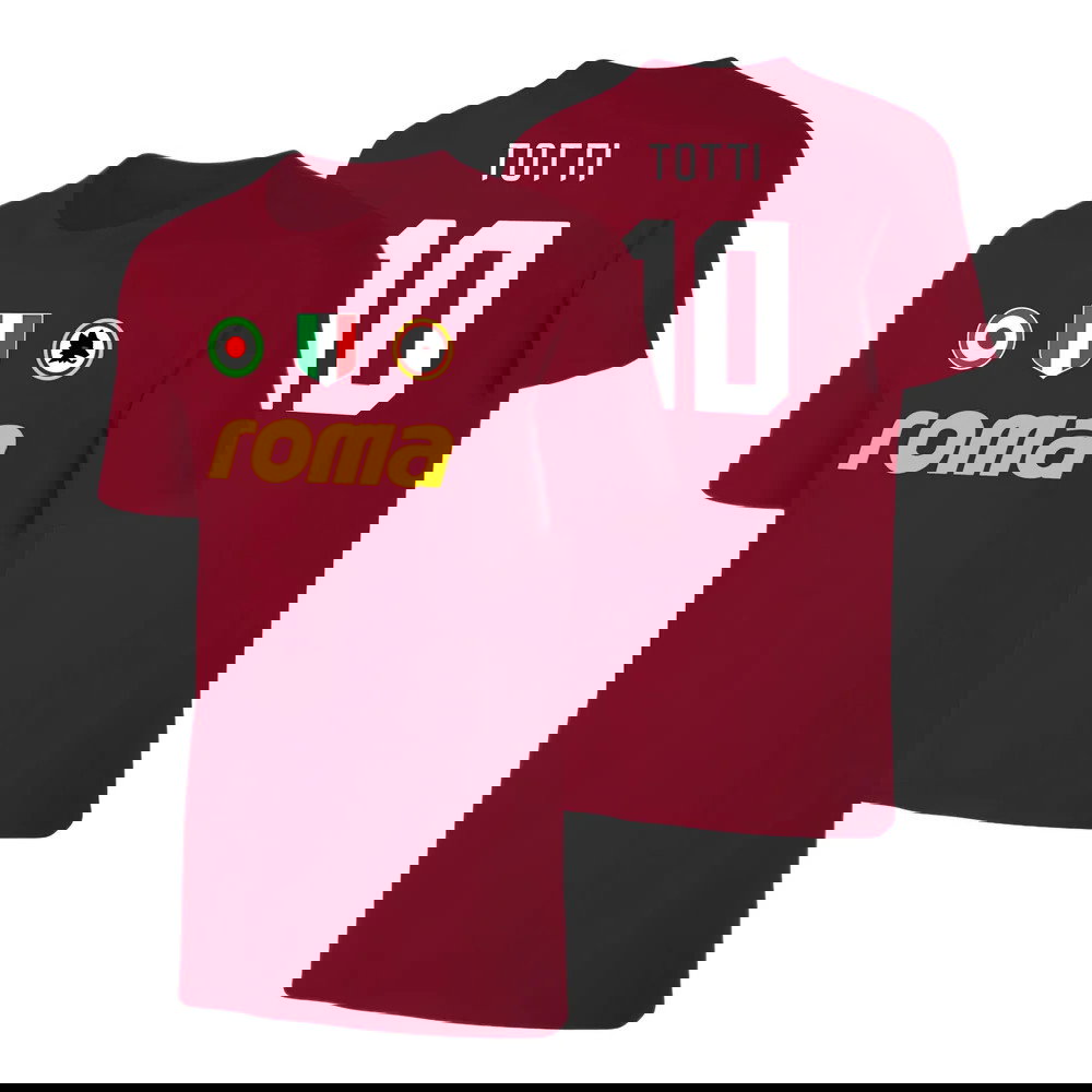 Roma \'Vintage 81/82\' t-shirt TOTTI - Crimson