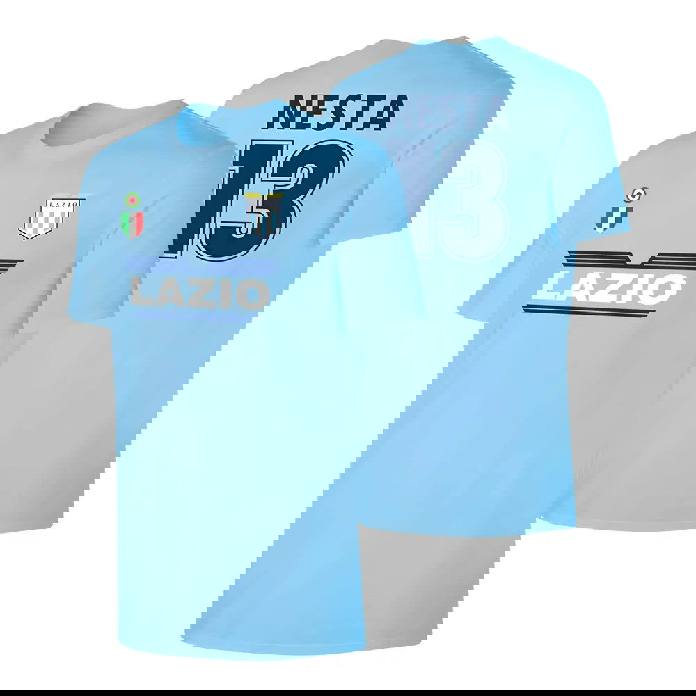Lazio \'Vintage 99/00\' t-shirt NESTA - Light blue