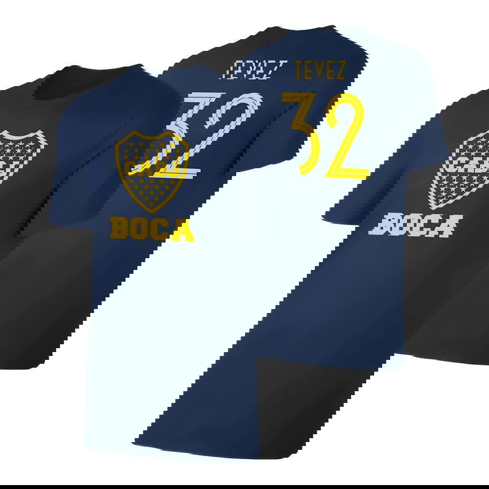 Boca Juniors \'Emblem19\' t-shirt TEVEZ - Dark Blue