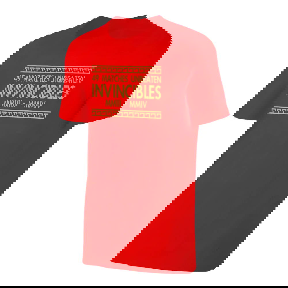 The Invincibles 49 Unbeaten T-Shirt (Red) (CAMPBELL 23)