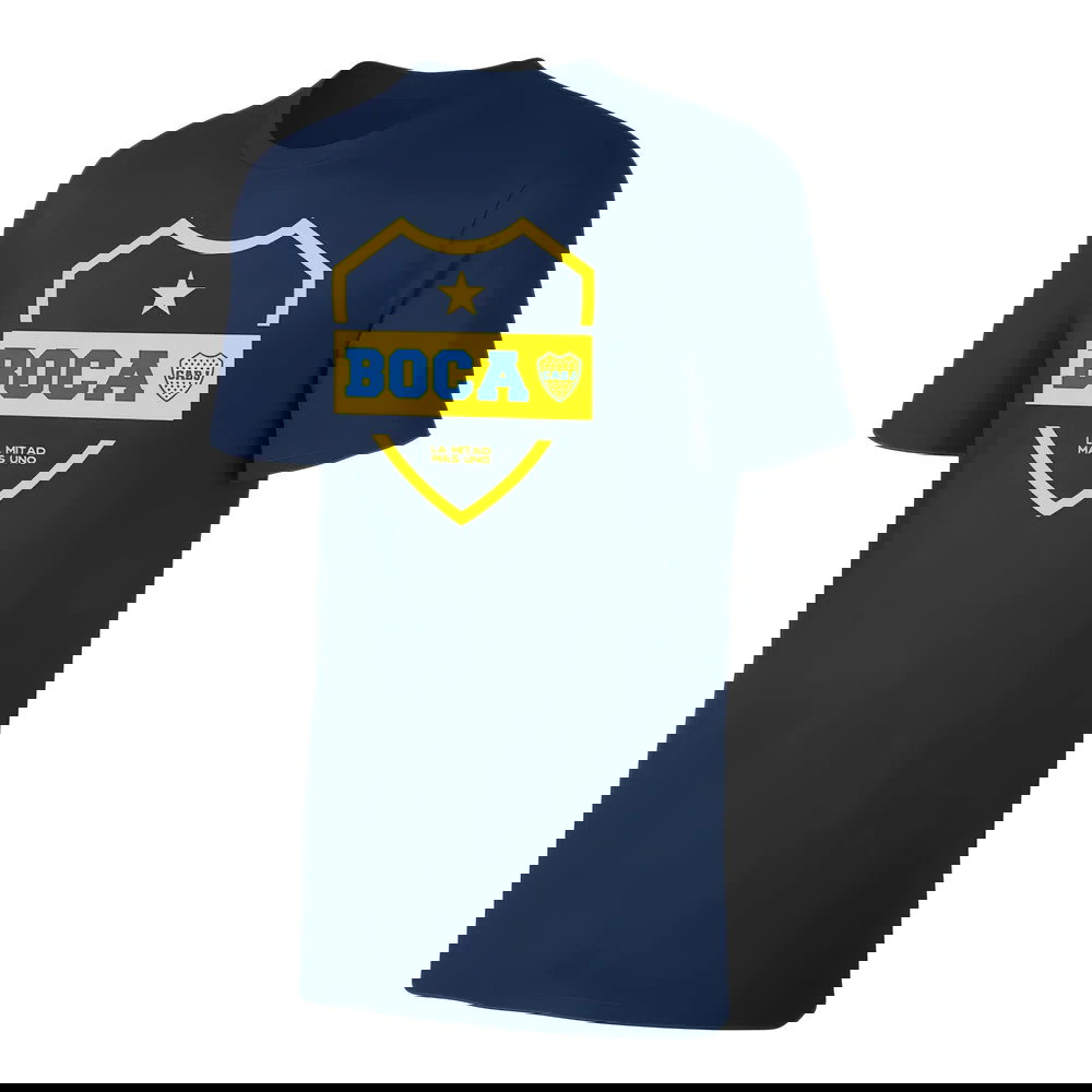 Boca Juniors \'La Mitad Mas Uno 19\' t-shirt - Dark blue