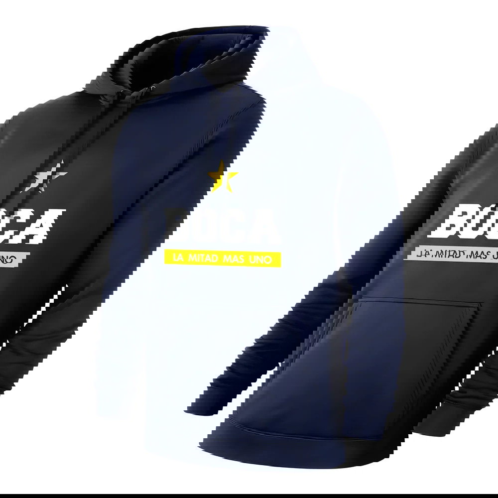 Boca Juniors \'Estrella\' footer with hood - Dark blue