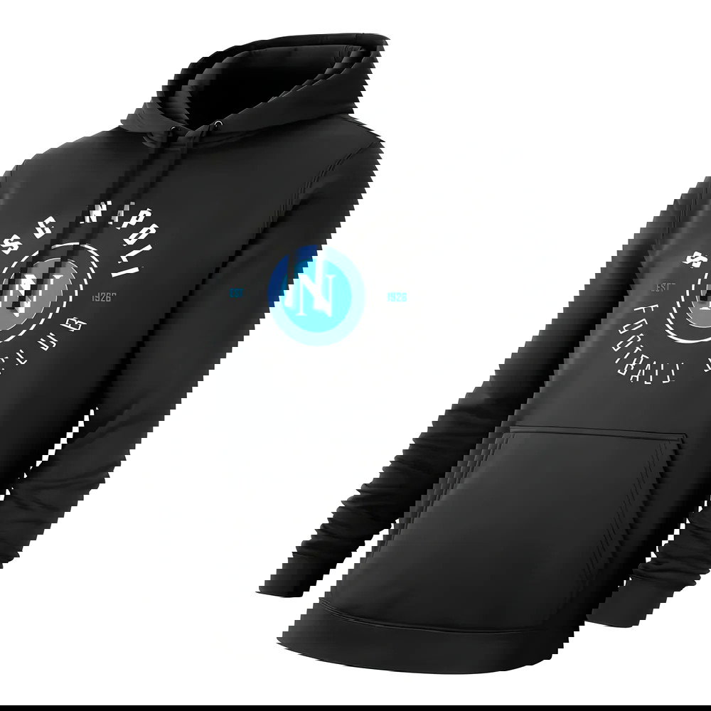 Napoli \'Circle\' footer with hood - Black