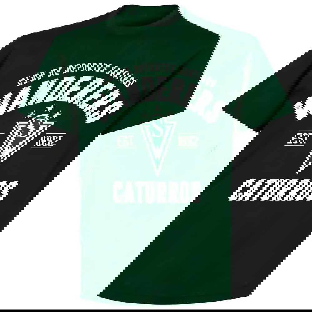 Santiago Wanderers Established T-Shirt - Bottle Green