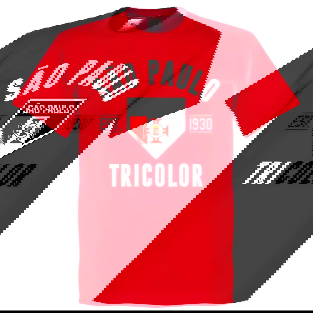 Sao Paulo Established T-Shirt - Red