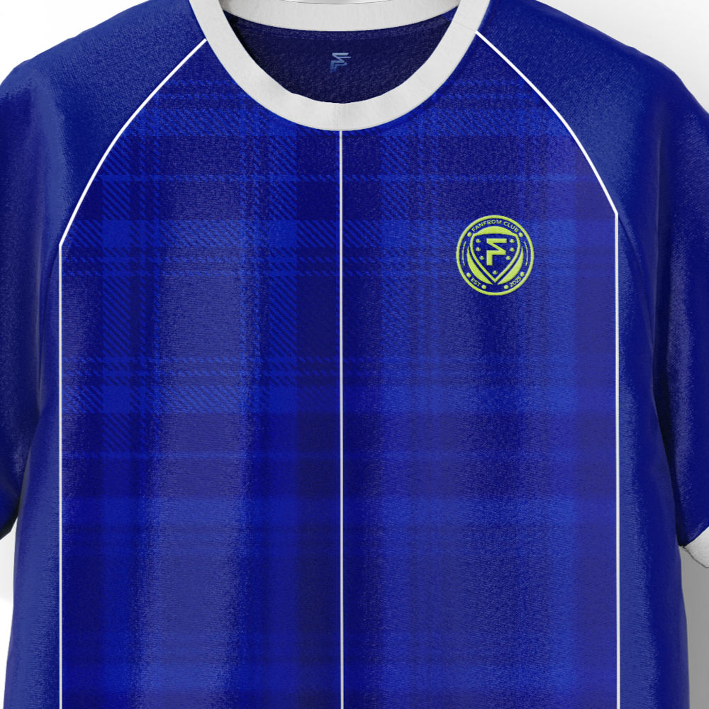 Scotland Tartan Army Home Supporter Jersey Adult Short Sleeve